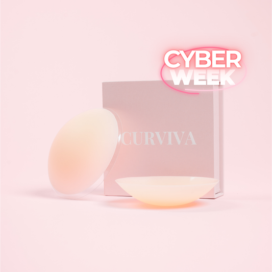 Tapa-mamilos Círculos sem Adesivo