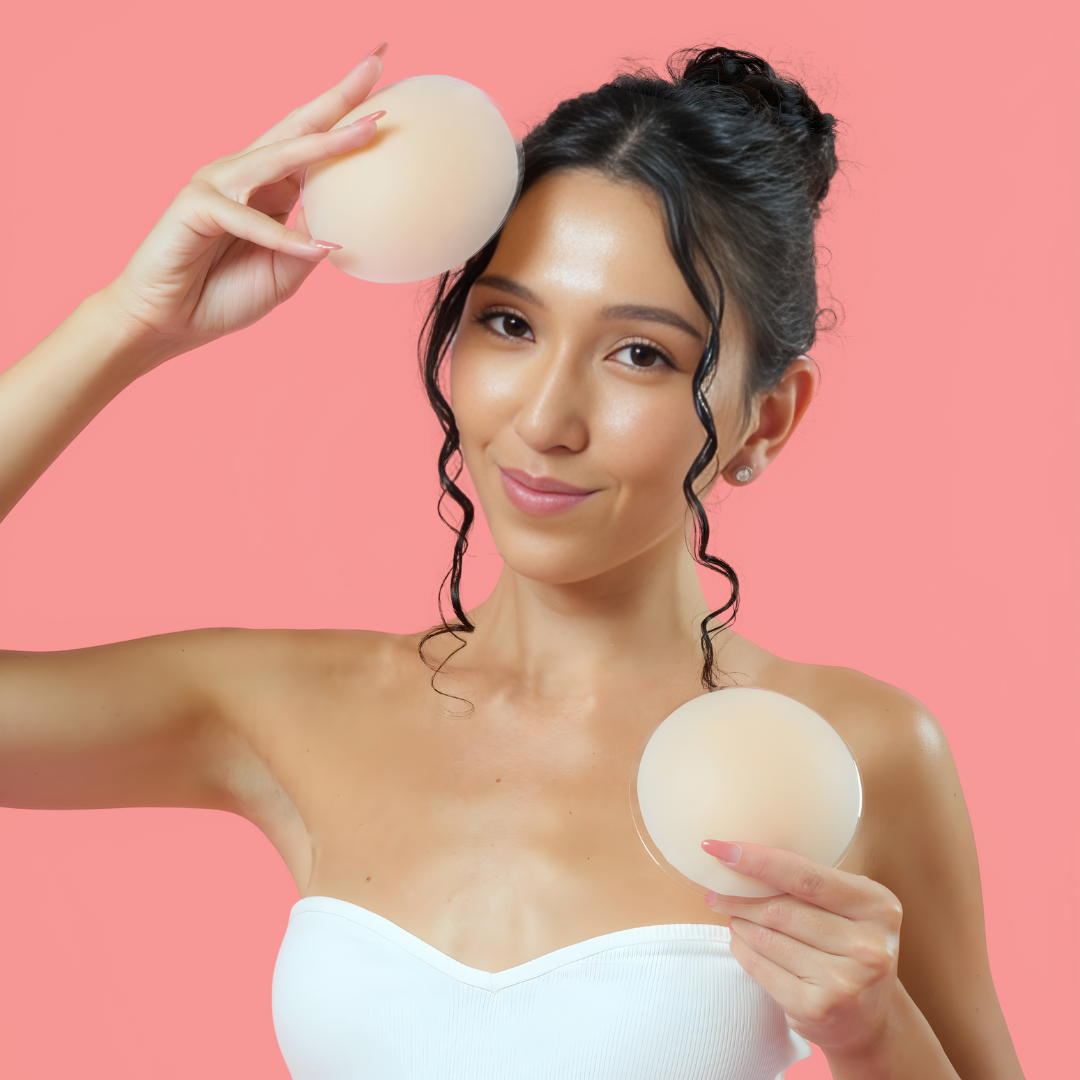 Tapa-mamilos Círculos com Adesivo