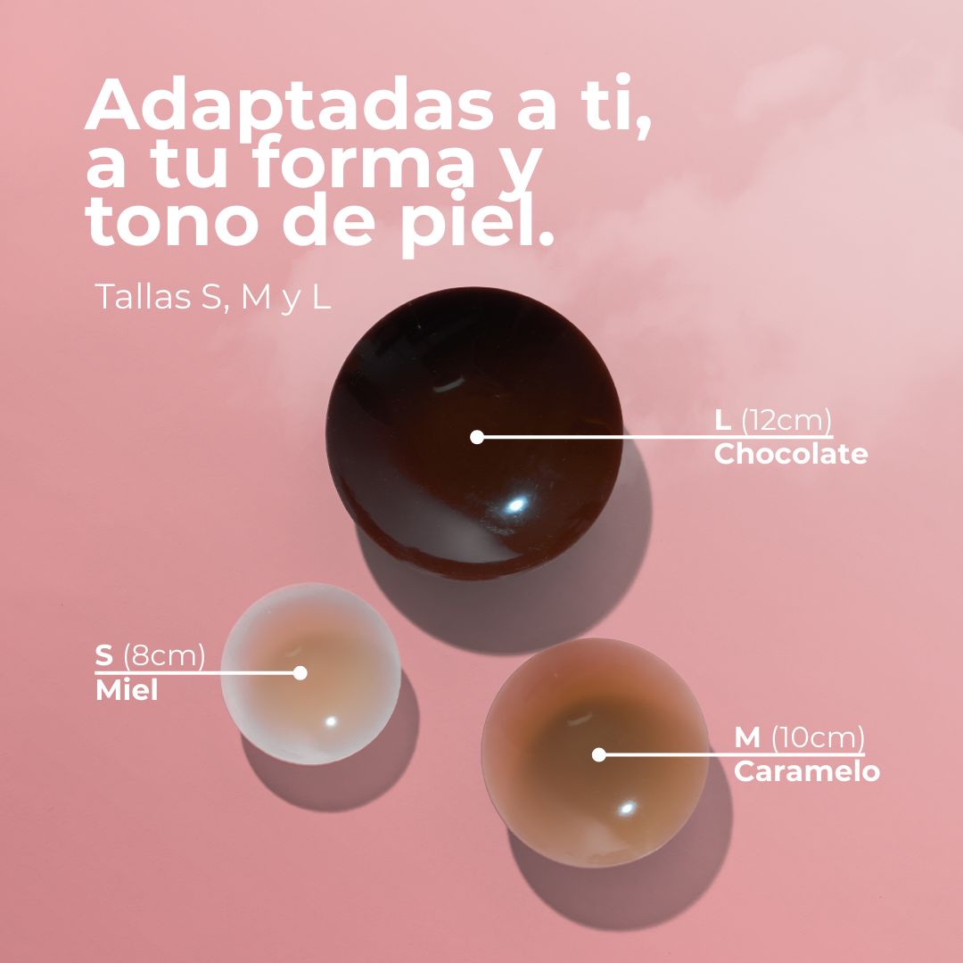 Tapa-mamilos Círculos sem Adesivo