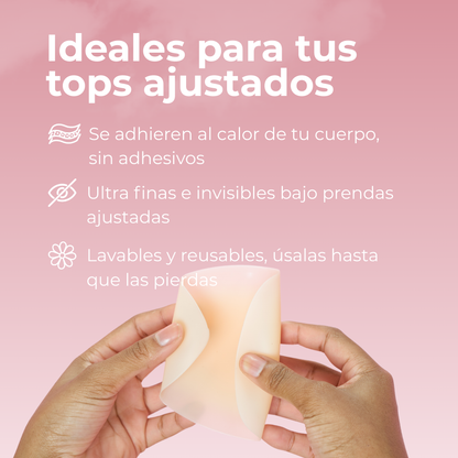 Tapa-mamilos Círculos sem Adesivo