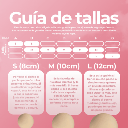 Pack de Pezoneras con Adhesivo - Curviva
