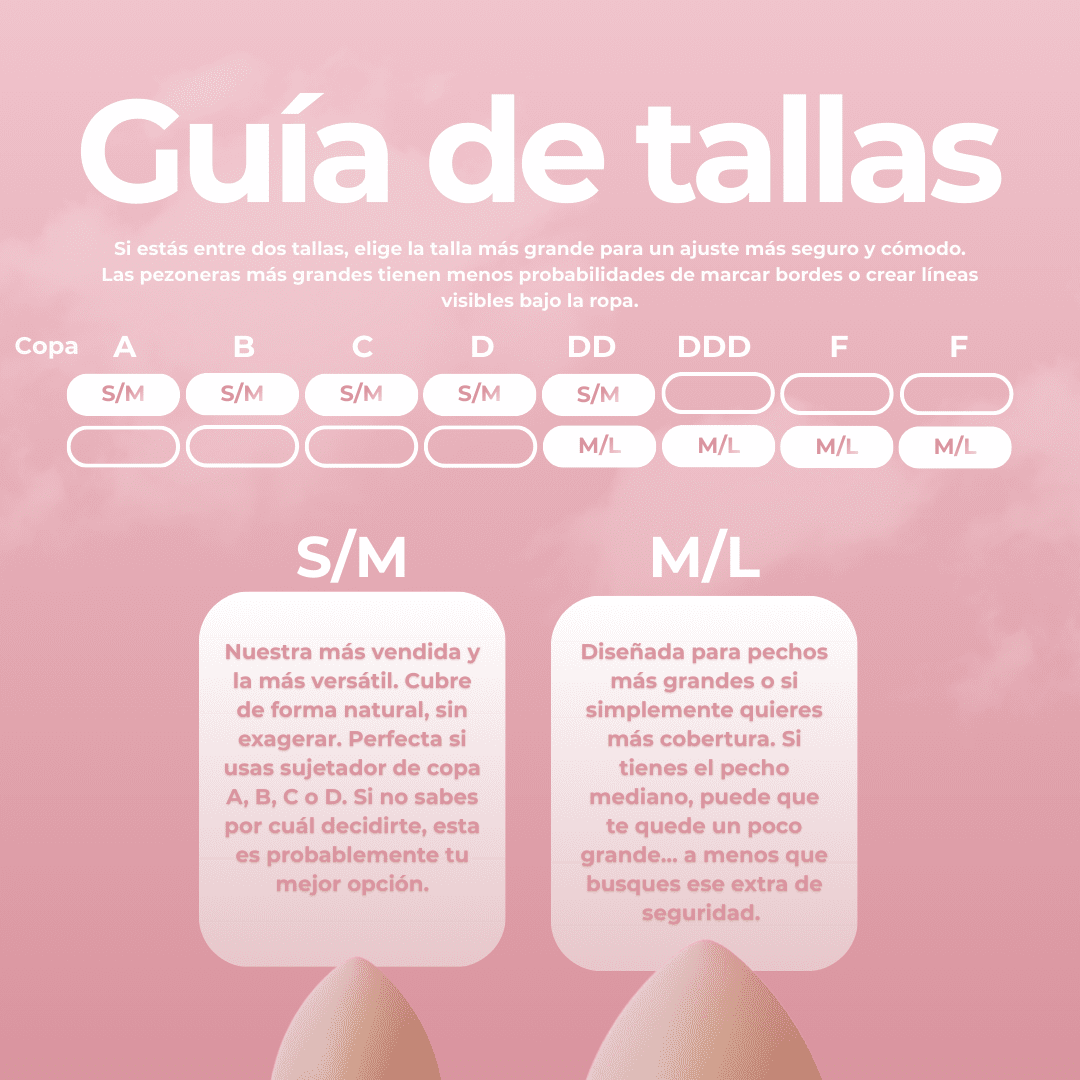 Pack de Pezoneras sin Adhesivo - Curviva