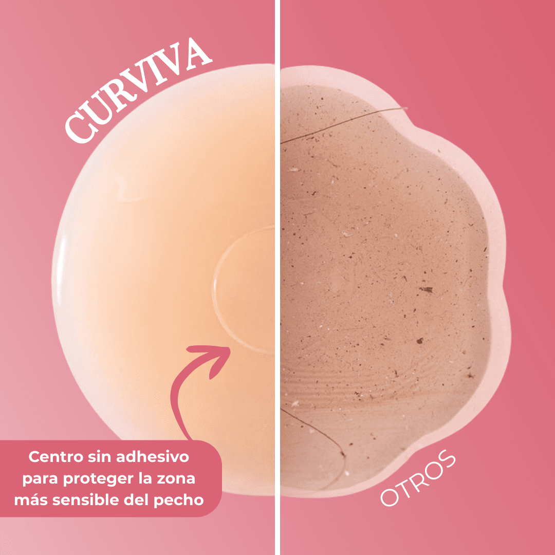 Pezoneras Círculos con Adhesivo - Curviva